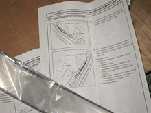 Infiniti　EX35/37　EL発光キックプレート