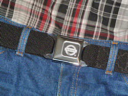 シートベルトバックル型　ベルト／キーホルダー