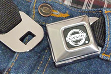 シートベルトバックル型　ベルト／キーホルダー